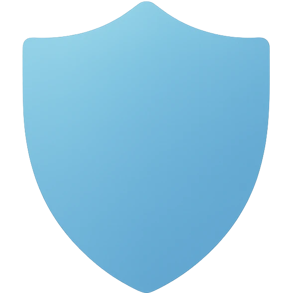 shield icon, flat color style, professional emoji