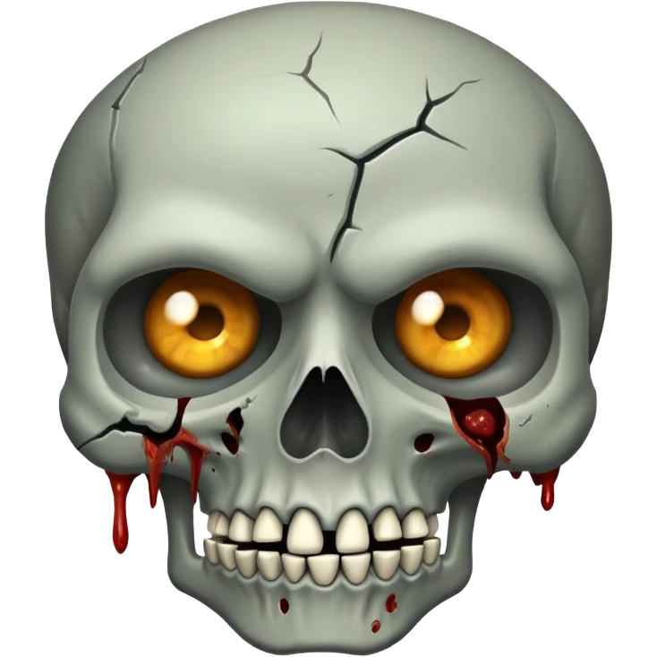 zombie skull emoji