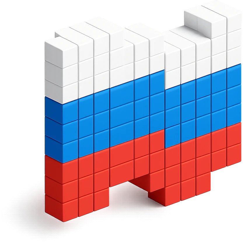 Russian flag without pole emoji