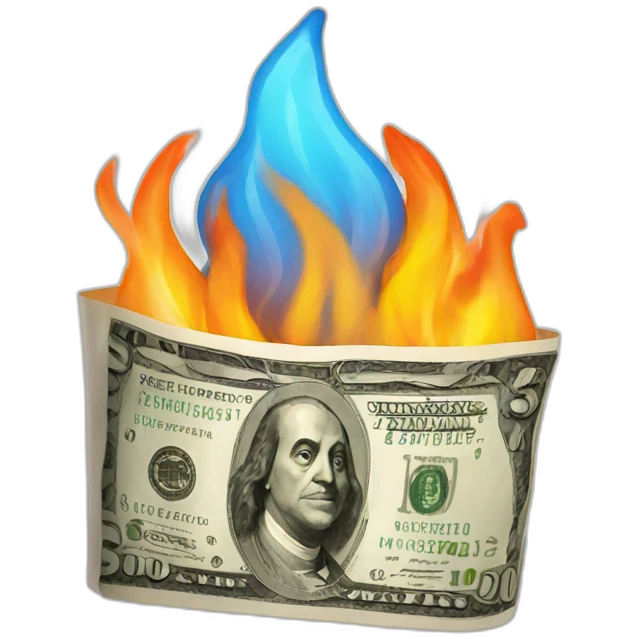 aws burning money emoji