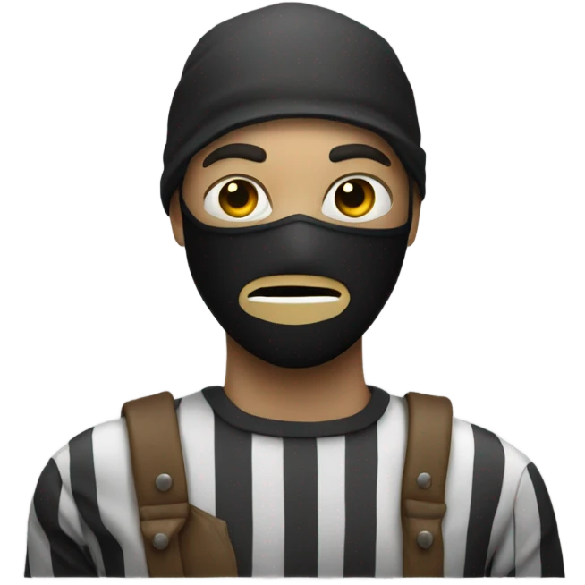 Make an robber emoji emoji