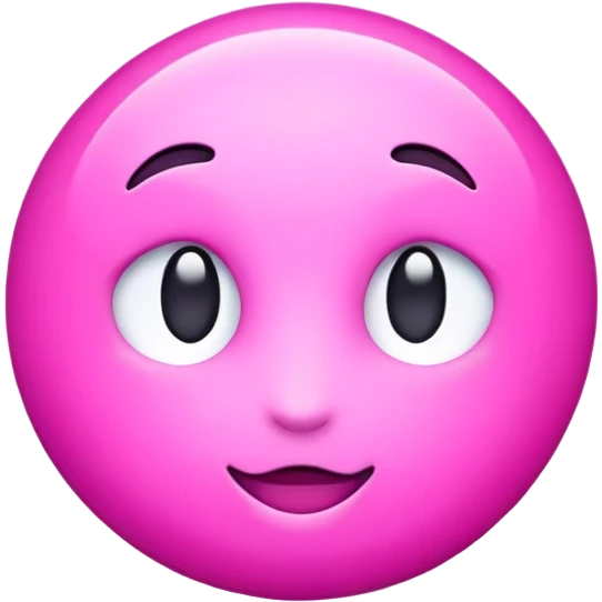 Pink emoji