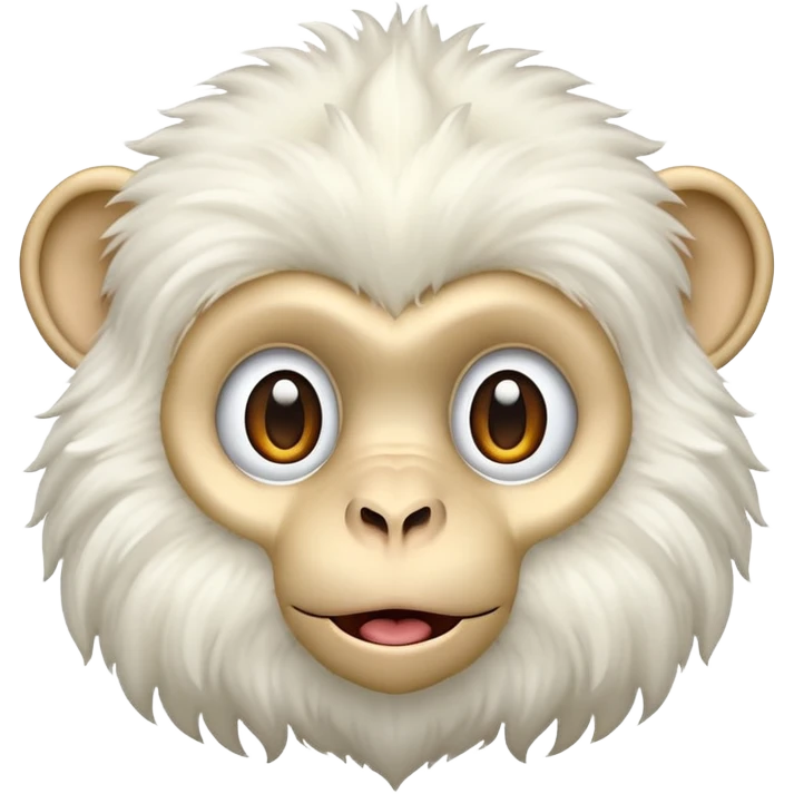 white monkey emoji