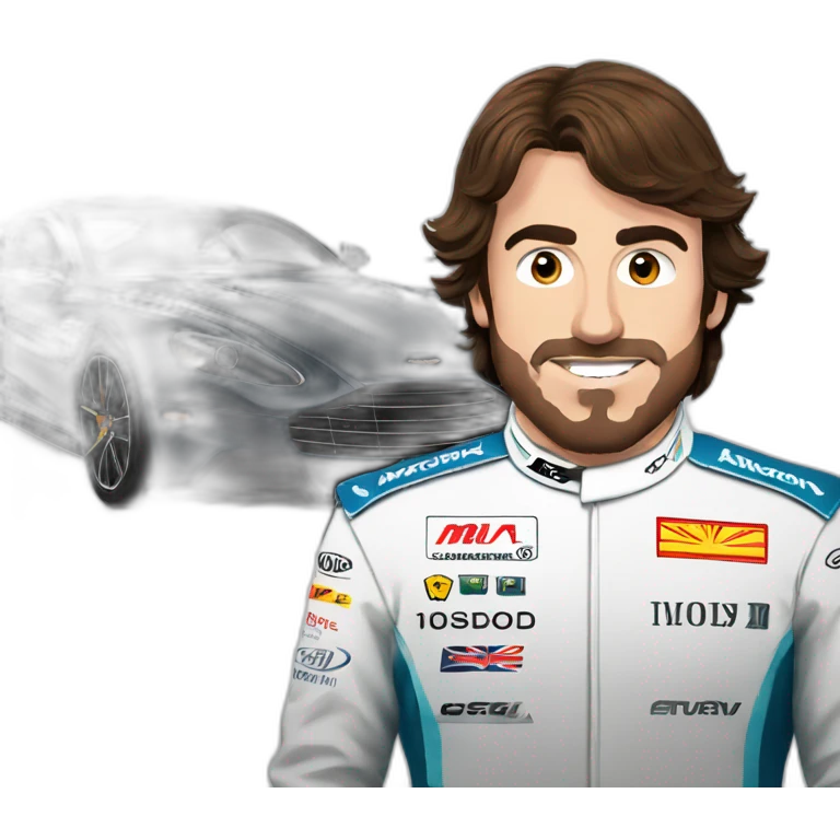 Fernando Alonso en Aston Martin emoji