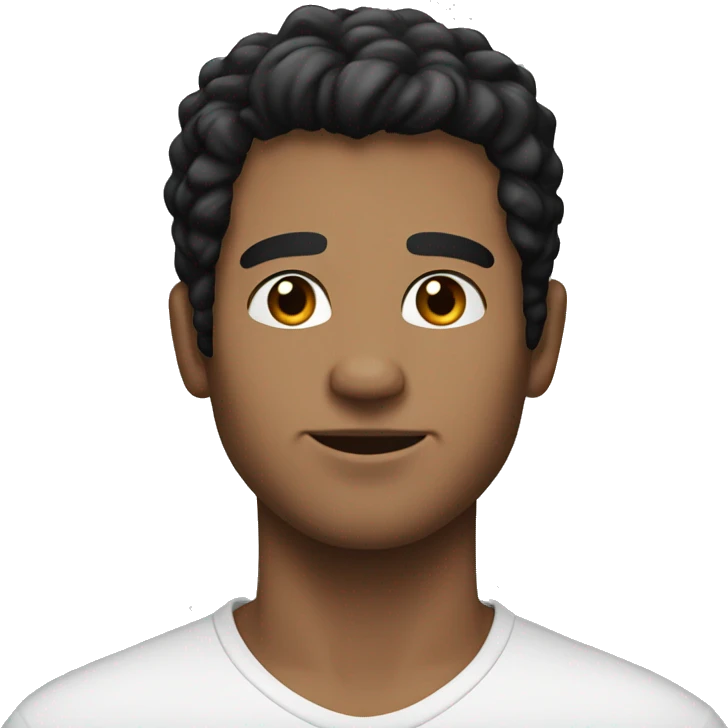 Men with black hair his age between 24-25 has a great look, A little white and his hair is on the side emoji
