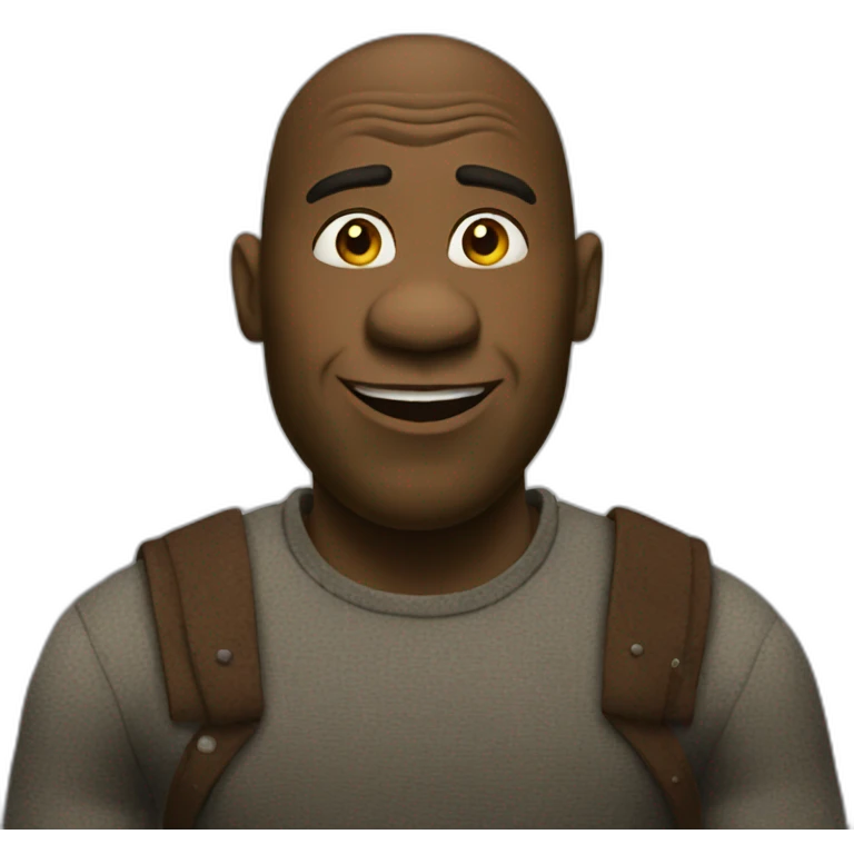 black-shrek emoji