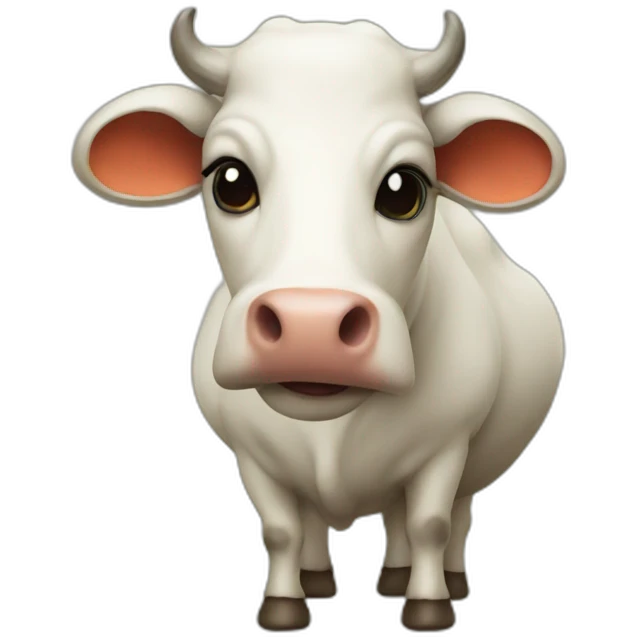 Mushroom cow emoji