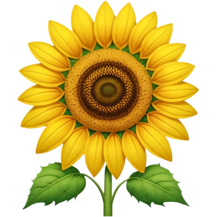a yellow sunflower emoji