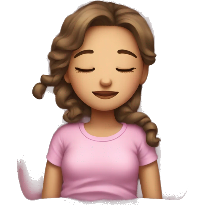 Girl sleep emoji