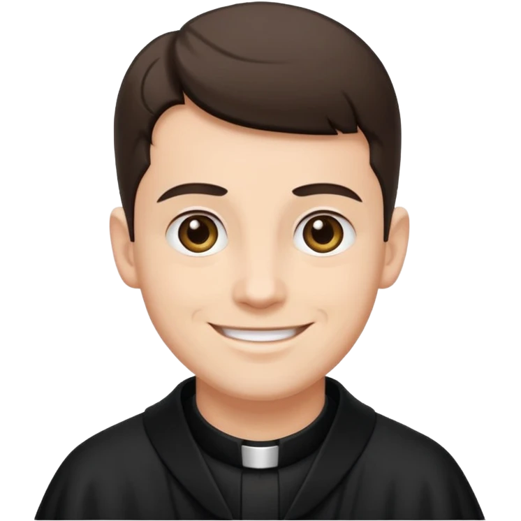 The priest presiding over the wedding emoji