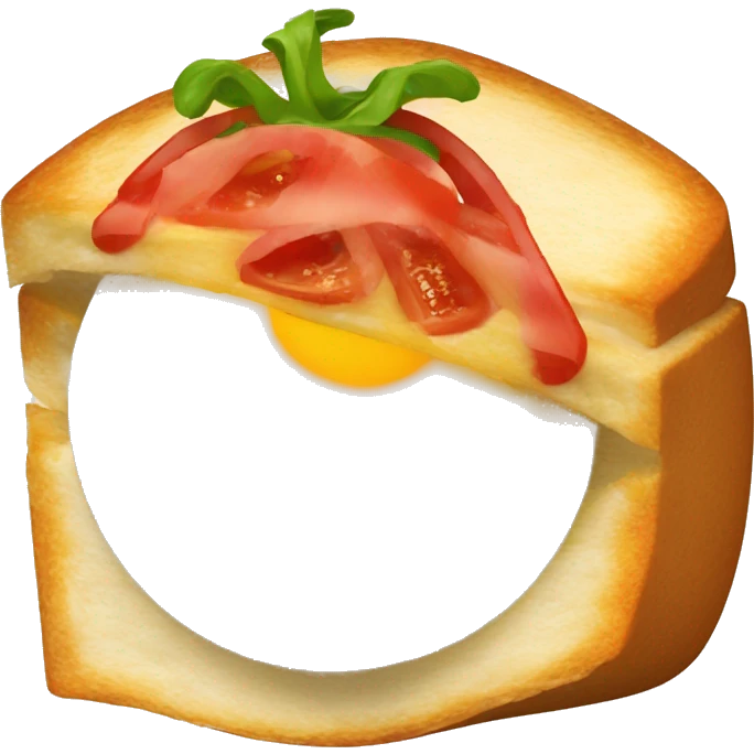 Huevo estrellado con salsa de tomate  emoji