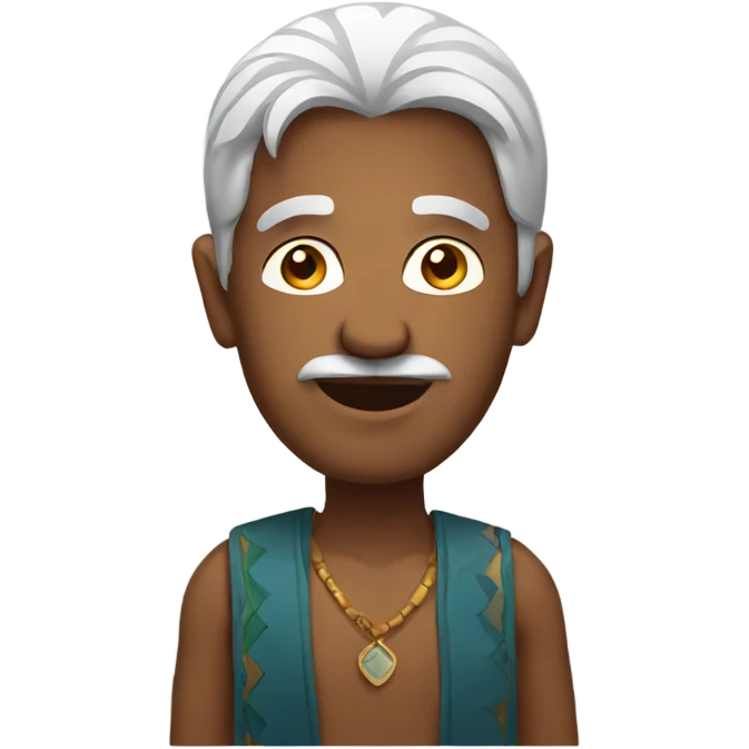 Indian man talking  emoji
