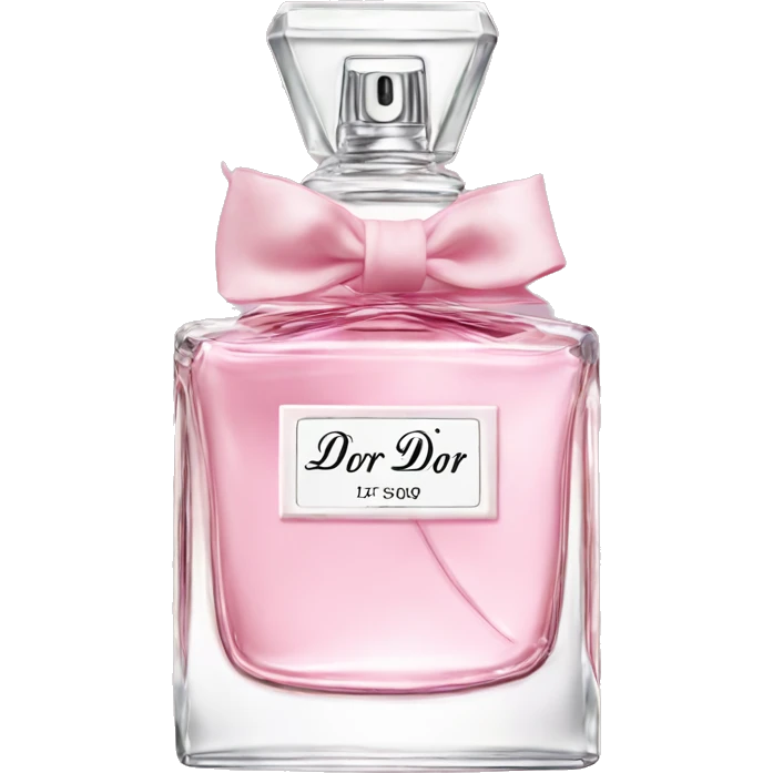 Miss Dior perfume bottle emoji
