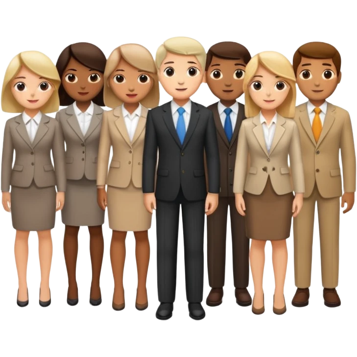 insurer team 3d render emoji
