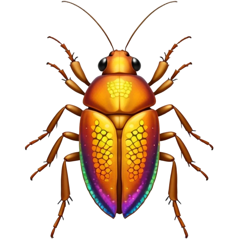yellow bedazzled cockroach emoji