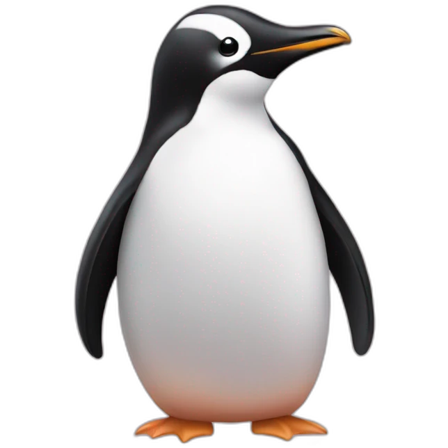 Pingüino rosa emoji