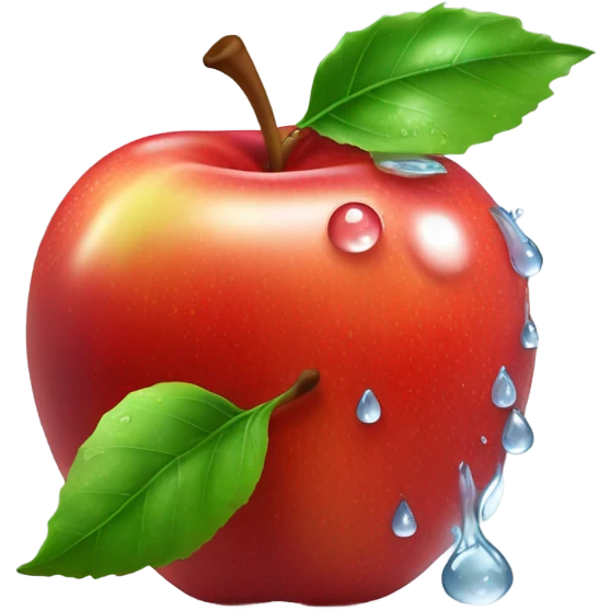 juicy apple emoji