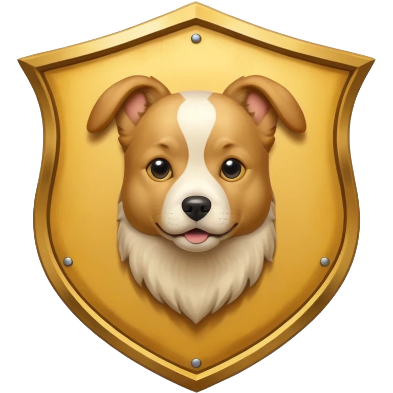 dog in shield emoji