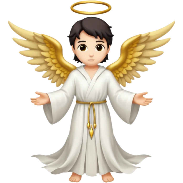 Angel with demon wings  emoji