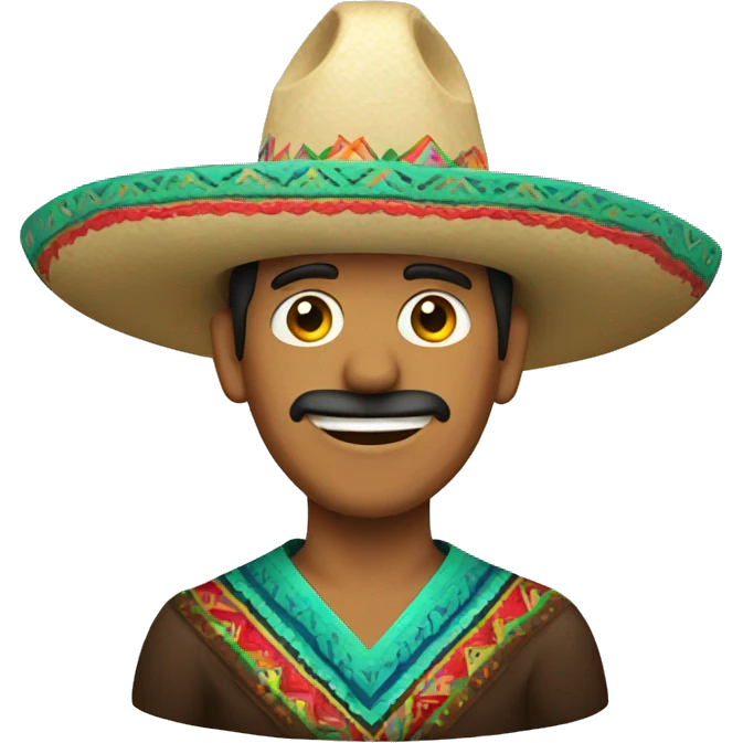Mexican in a sombrero  emoji