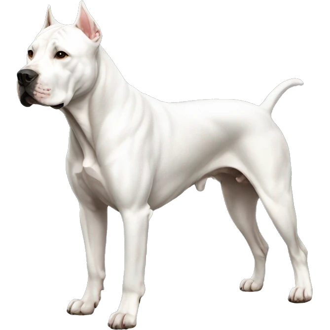 Dogo Argentino Dog Breed Full Body emoji