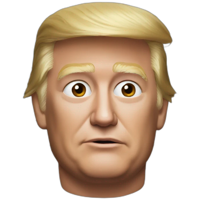 real donald trump mug shot emoji