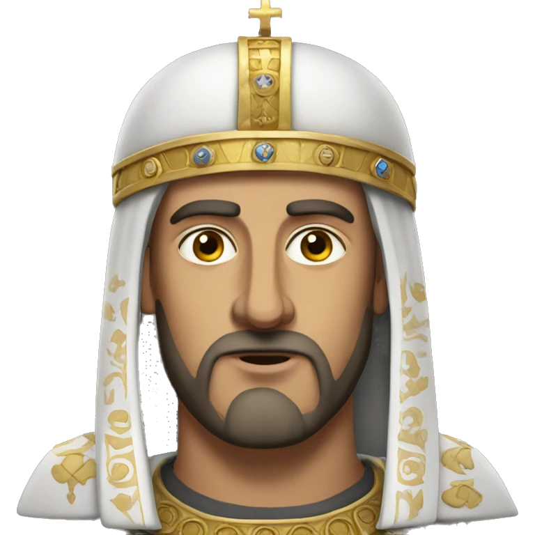 white byzantine emperor maurice emoji