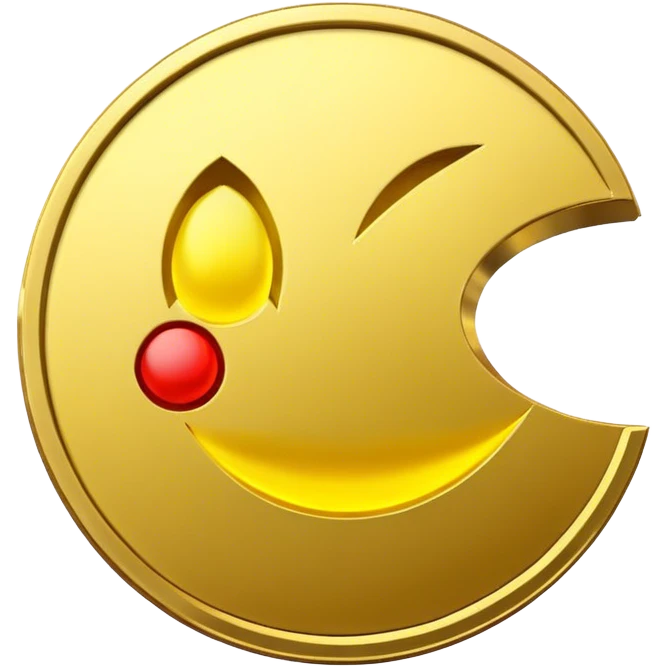 packman coin emoji