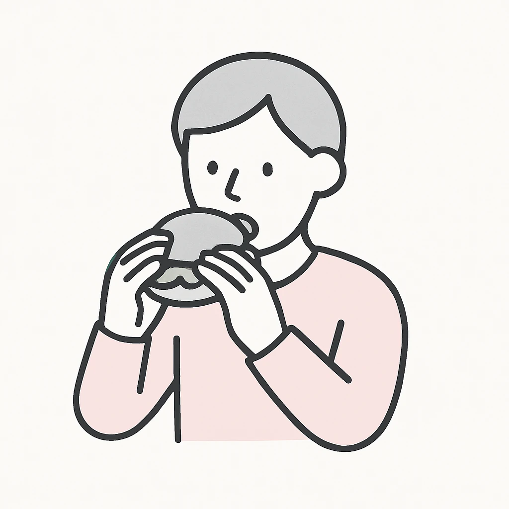 person eating sloppy joe emoji
