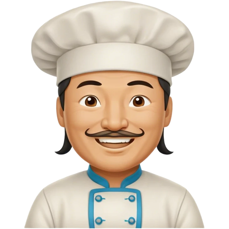 genghis khan as restaurant owner emoji