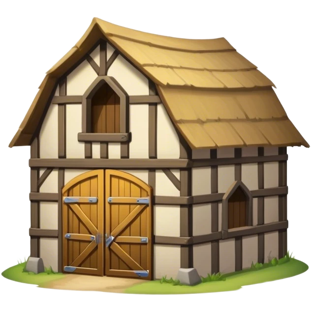 medieval resource storage barn emoji
