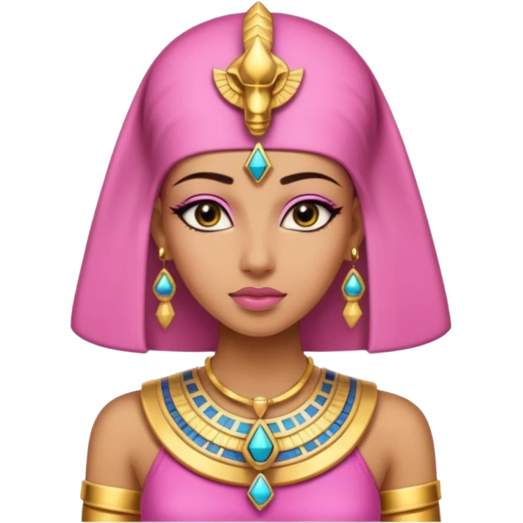 pink woman Pharaoh emoji