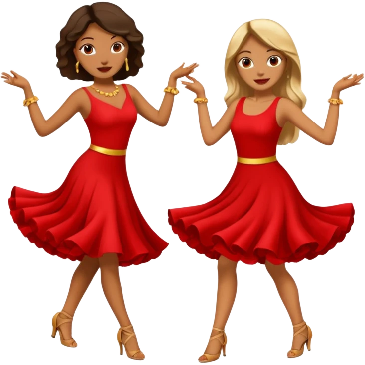 salsa women dance  emoji