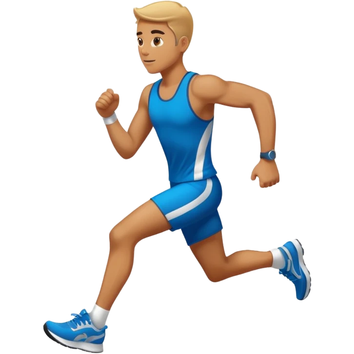 a person running fast emoji