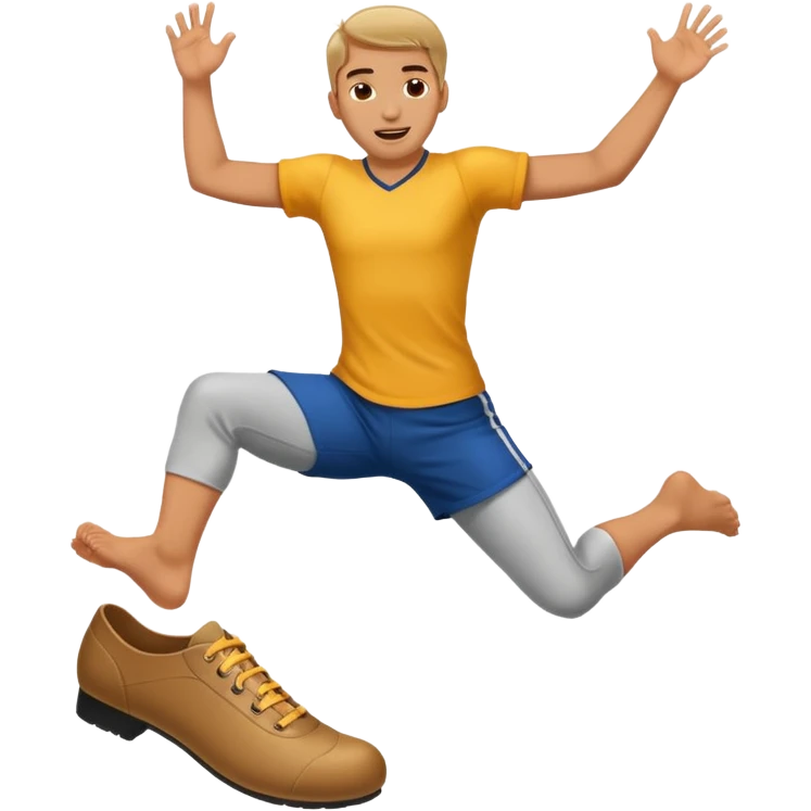 Excited kicking feet  emoji