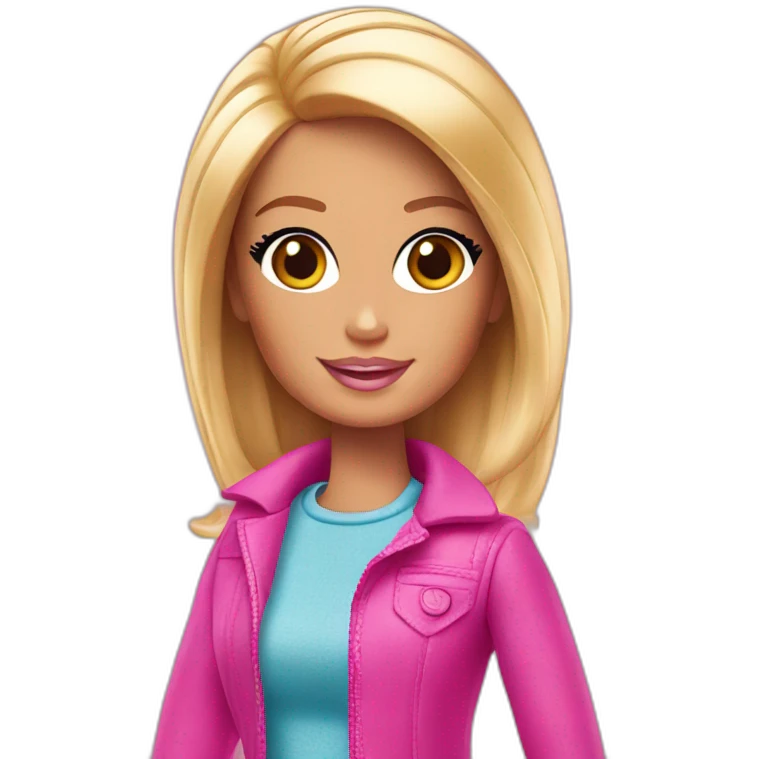 Barbie with bob emoji