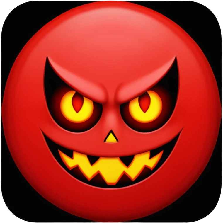 Evil emoji