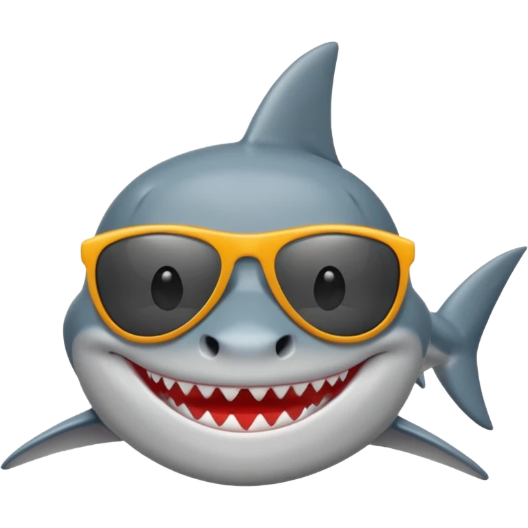 shark with shades emoji