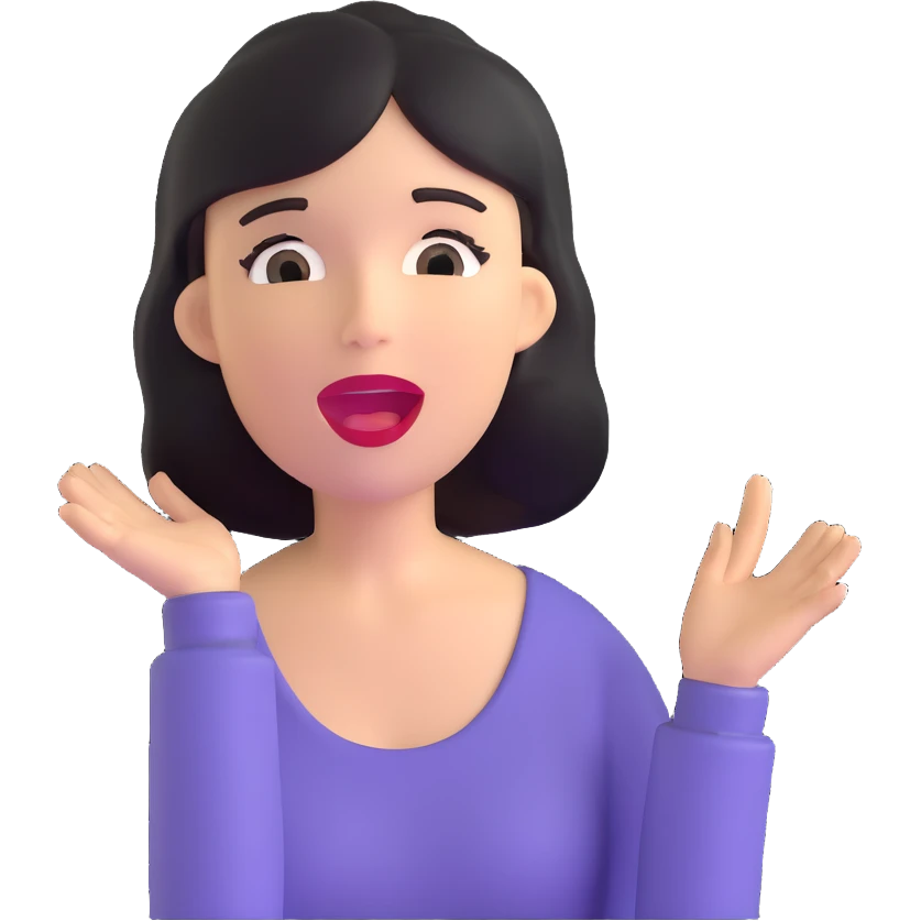 lady singing a birthday song emoji