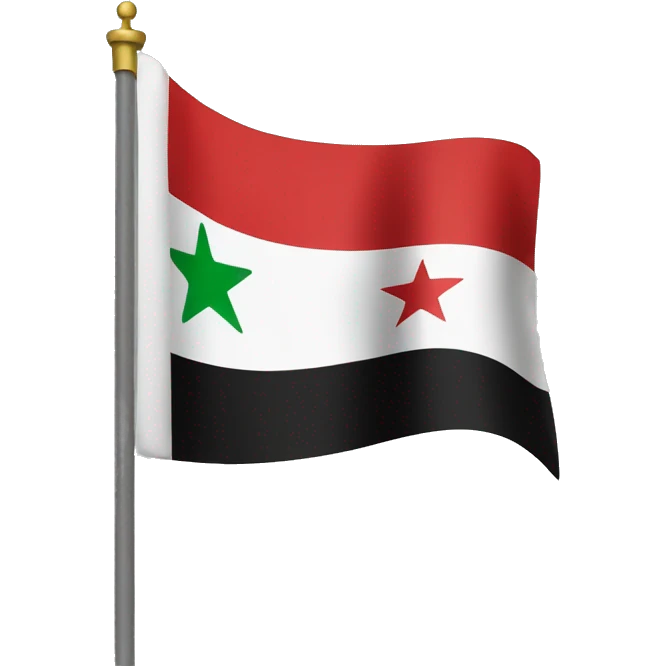 Independent syria flag emoji