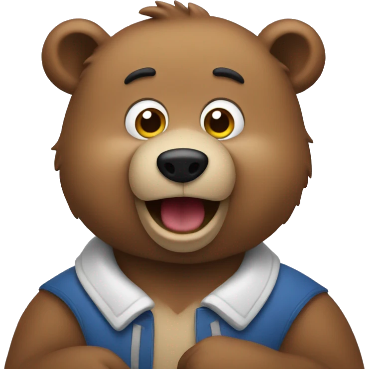 singing bear emoji