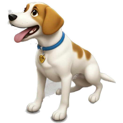 The dog barks to the town below for fun. A kind man flying by rescues the dog. Then every other dog barks  emoji