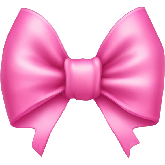 pink cute bow emoji