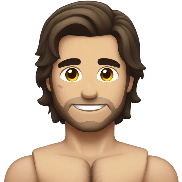 Bucky Barnes chest no armor no straps bare emoji