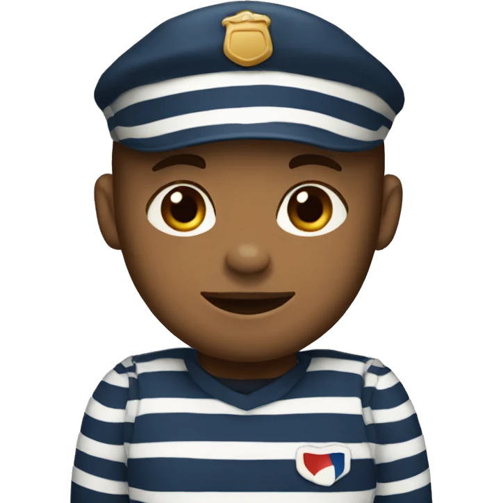 TAURUS WEARING A FRENCH BERET AND STRIPED SAILOR SHIRT emoji