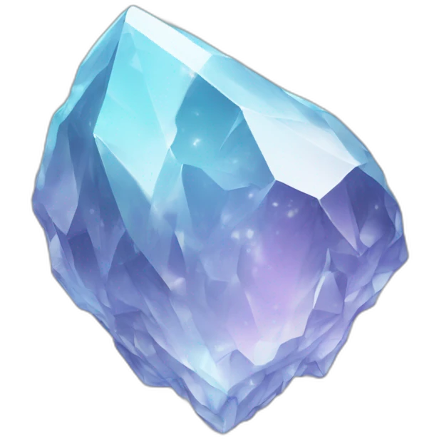Crystal cluster emoji