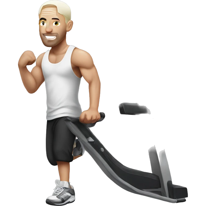 Eminem working out emoji
