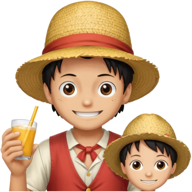 Luffy with ace and sabo emoji