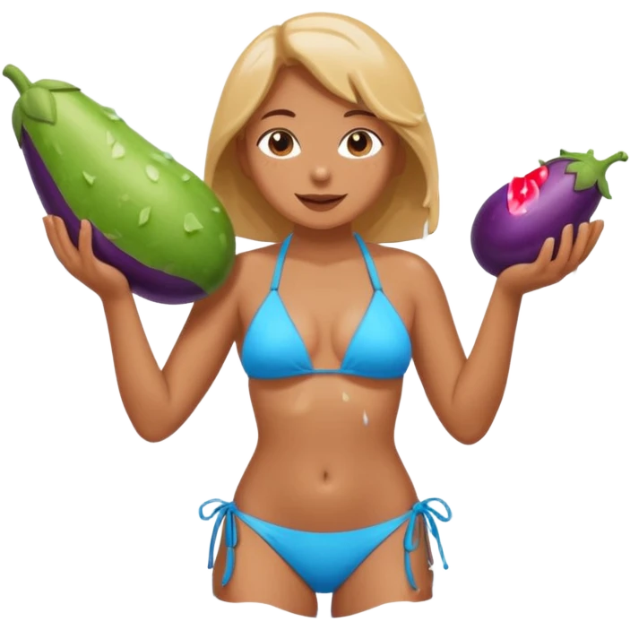 👙💦🍆 emoji