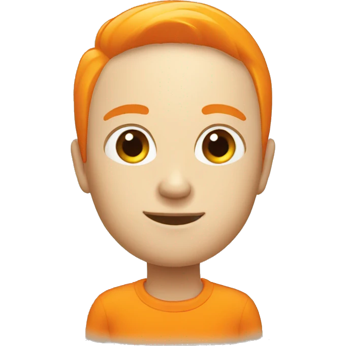 Orange small cad emoji